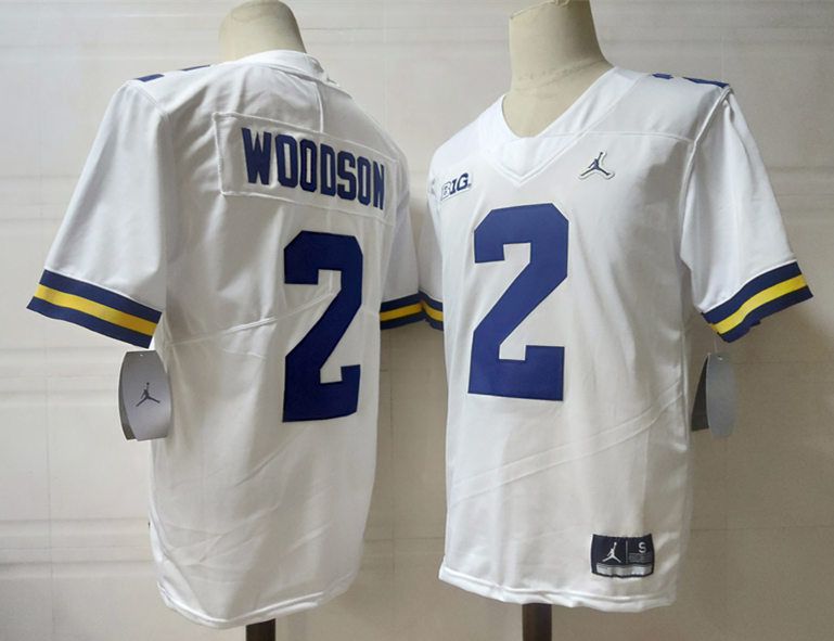 Men Michigan Wolverines #2 Woodson White 2024 Vapor NCAA Jersey->indianapolis colts->NFL Jersey